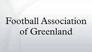 Football Association of Greenland