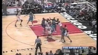 Chicago bulls v charlotte hornets (michael jordan v glenn rice) 1998 nba playoffs