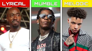 LYRICAL RAPPERS vs MUMBLE RAPPERS vs MELODIC RAPPERS #6ix9ine #xxxtentacion