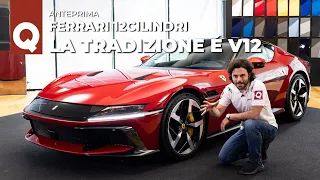 L’ultima FERRARI è ancora V12 | FERRARI 12CILINDRI (830 cv, 1.560 kg)