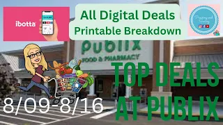 34 Deals at Publix This Week 8/09-8/16 on Groceries using only Digital Coupons and IBOTTA