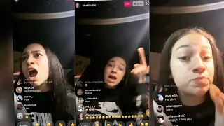 BhadBhabie goes off on her father & and tells her life story On IG live