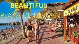 Playa de Mogan GRAN CANARIA Spain 2024 🇪🇸 🔴 NEW Walking Tour in Canary Islands [4K UHD]