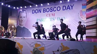 DonBosco Day cum parents day 31st january 2024 . martial arts demo Evening school students