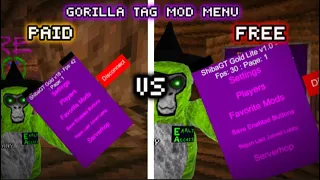 FREE vs PAID Gorilla Tag Mod Menu | Which is best for you?