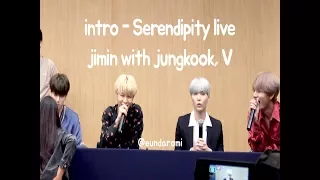 170922 알라딘 팬사인회 방탄소년단 지민 Serendipity 라이브 with 정국, 태형