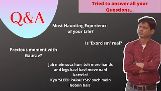 paranormal  questions & answer- session | sleep paralysis| reoccuring horror dreams |kya  hai ye...