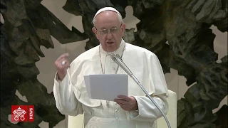 Papa Francesco Udienza ragazzi diocesi di Brescia 2018-04-07