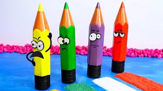 Best Learning Video for Toddlers Learn Colors With Funny Crayon Surprises