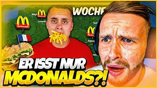 EIN MONAT NUR MC DONALDS (Er futtert sich durch Europa 😂) | The Franklin Mc Mathon | dieserkingphil