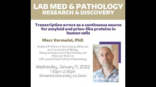 Lab Med and Pathology Research & Discovery Seminar | Marc Vermulst