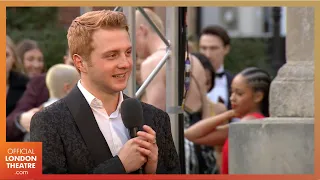 Sam Tutty (Dear Evan Hansen) interview on the Green Carpet | Olivier Awards 2022 with Mastercard