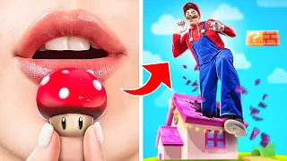 ¡Cómo Convertirte en Super Mario! Videojuegos en la Vida Real!