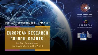 Webinar: European Research Council Grants for Top Researchers from Anywhere in the World: 2021
