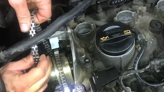 REPLACING timing chain on a 2.0t tsi volkswagen, audi