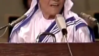 discurso Madre Teresa de Calcuta