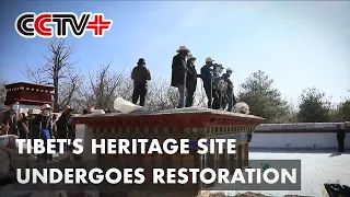 Tibet's heritage site Norbulingka undergoes restoration using traditional method