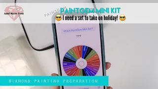 Diamond Painting Preparation for my Holiday! | PaintGem Mini Kit