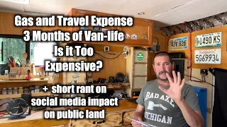 Vanlife  Gas & Travel Expense/First Quarter 2024