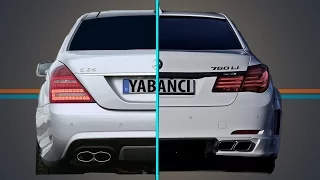 Lüks'lerin Kapışması! [Mercedes S65 AMG vs BMW 760Lİ F01][Logitech G27 ile CCD]