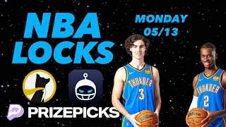 PRIZEPICKS NBA MONDAY 5/13/24 (INSANE RUN) FREE PICKS BEST PLAYER PROPS - PARLAY PROP BETS