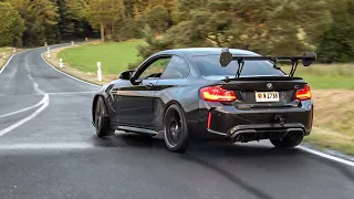 550HP BMW M2 Competition - EPIC Drifts, Burnout and FLAMES!