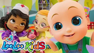 LooLoo Kids Nursery Rhymes: Five Little Monkeys + Musical Instruments | Playful Songs for Kids!