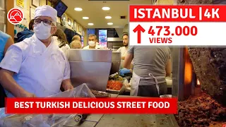 The Best Delicious Turkish Food Tour In Istanbul City |April 2021|4k UHD 60fps