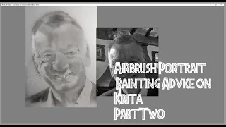 Part 2 Painting Lesson in Airbrush Painting using Krita 2020