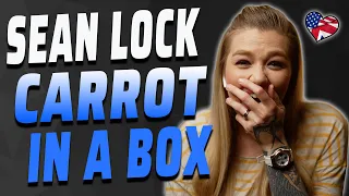 SEAN LOCK CARROT IN A BOX | AMERICAN REACTS | AMANDA RAE