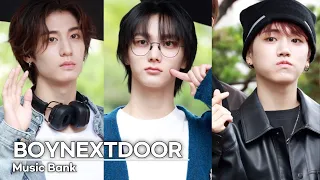 BOYNEXTDOOR(보이넥스트도어) 뮤직뱅크 출근길 | BOYNEXTDOOR Music Bank [4K]