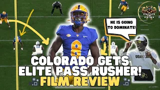 Film Breakdown of Samuel Okunlola 6'4 245lbs: An ELITE Pass Rusher For Coach Prime And Colorado!