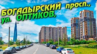 Санкт-Петербург. Богатырский просп., ул. Оптиков, Шуваловский просп.