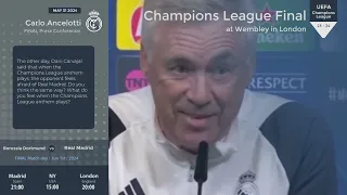 Borussia Dortmund vs Real Madrid Pre-Match Press Conference English Dub  UEFA Champions League Final