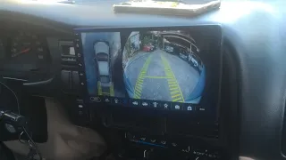 Isuzu crosswind/ sportivo / installed head unit android W/360 camera recording