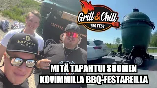 SUOMEN ISOIN GRILLI mukana - GRILL & CHILL BBQ-festarit - ft @Larvinen ,  @Pihvimies  ja JJ BBQ