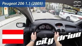 Peugeot 206 1.1 (2005) - POV City Drive