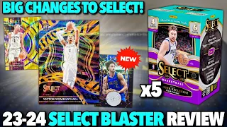 SELECT 🏀 IS HERE EARLY (BIG CHANGES)! 😳🔥 2023-24 Panini Select Basketball Retail Blaster Box Review