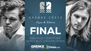 FINAL: Magnus v Rapport! Endgame Genius vs. Most Imaginative: Who'll Win? GRENKE Chess Classic 2024