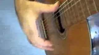 Flamenco guitar lesson   Golpe taps