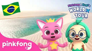 Pinkfong and Hogi visit Brazil! 🇧🇷 | 🌎 World Tour Series | Animation & Cartoon | Pinkfong & Hogi