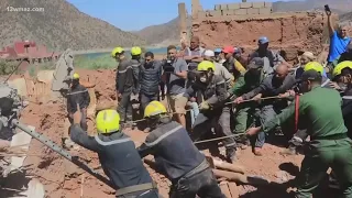 Moroccans work to rebuild after quake as the death toll climbs to 3k