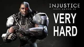 Injustice Gods Among Us - Cyborg Classic Battles (VERY HARD) NO MATCHES LOST