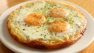 Potato egg Omelette | Grate potatoes Crispy Potatoes with Egg | Eggs and Potatoes Recipe