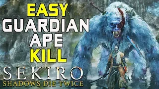SEKIRO BOSS GUIDES - How To Easily Kill The Guardian Ape!