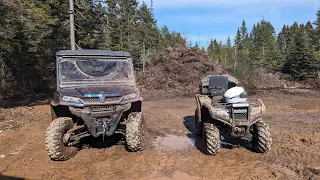 Easter Sunday Ride | ATV Trails | CFMoto Uforce 1000XL | Honda Rancher 420