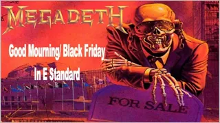Megadeth - Good Mourning / Black Friday BACKING TRACK IN E STANDARD