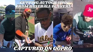 Getting Autographs From Baseball Players (Captured on GoPro) 2018