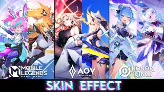 2 The Aspirants vs 2 Dimension Breaker vs 2 Manga Crossover : Skins Effect l MLBB, AOV, HOK