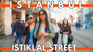 ISTANBUL TURKEY 2023 ISTIKLAL STREET 24 MAY WALKING TOUR | 4K UHD 60FPS |